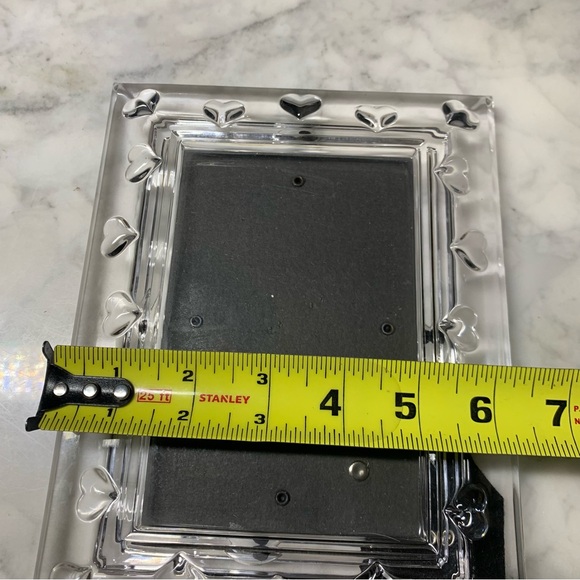 Miller Rogaska Crystal Picture Frame 4x6 Wedding  Made By Reed & Barton Dual Way - Picture 7 of 9